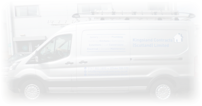 Kingsland Contracts Builders Glasgow Van 3